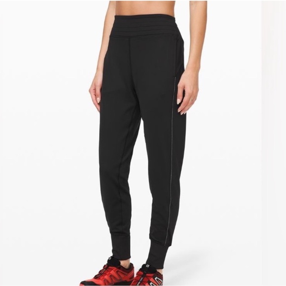 lululemon athletica Pants - Lululemon Flurry Up Jogger high rise thermal reflective trim fleece interior 6